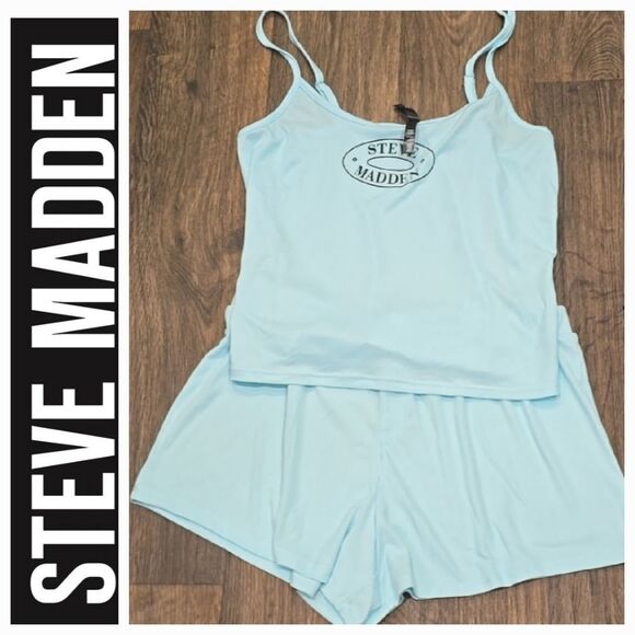 Steve Madden Adjustable Cami & Short PJ Set - Picture 2 of 6
